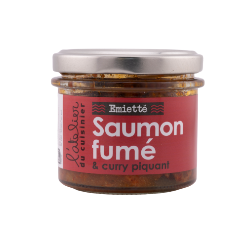 Emiétté de saumon fumé & curry piquant