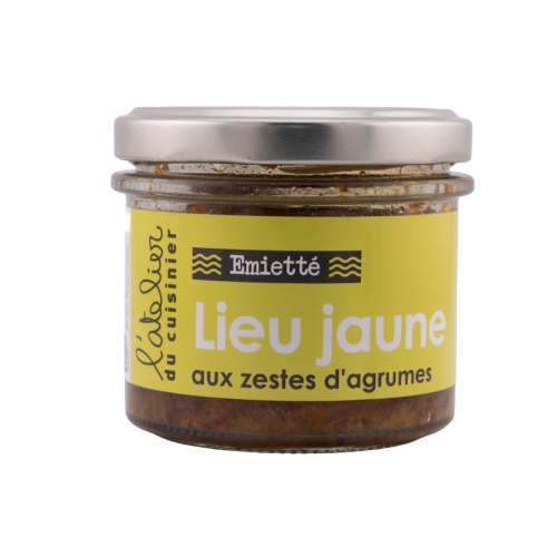 Emietté de lieu jaune aux zestes d’agrumes