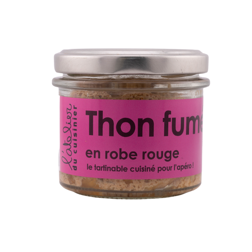 Tartinable de thon fumé en robe rouge 90g