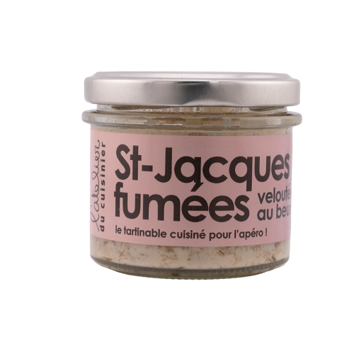 Tartinable de St-Jacques fumées veloutées au beurre 90g