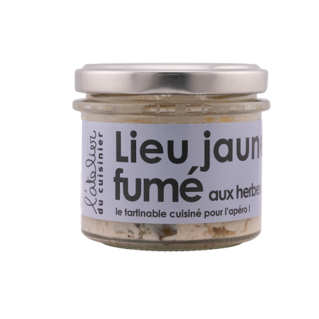 Tartinable de lieu jaune fumé aux herbes vives 90g