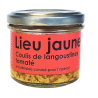 Tartinable de lieu jaune coulis de langoustines tomaté 90g