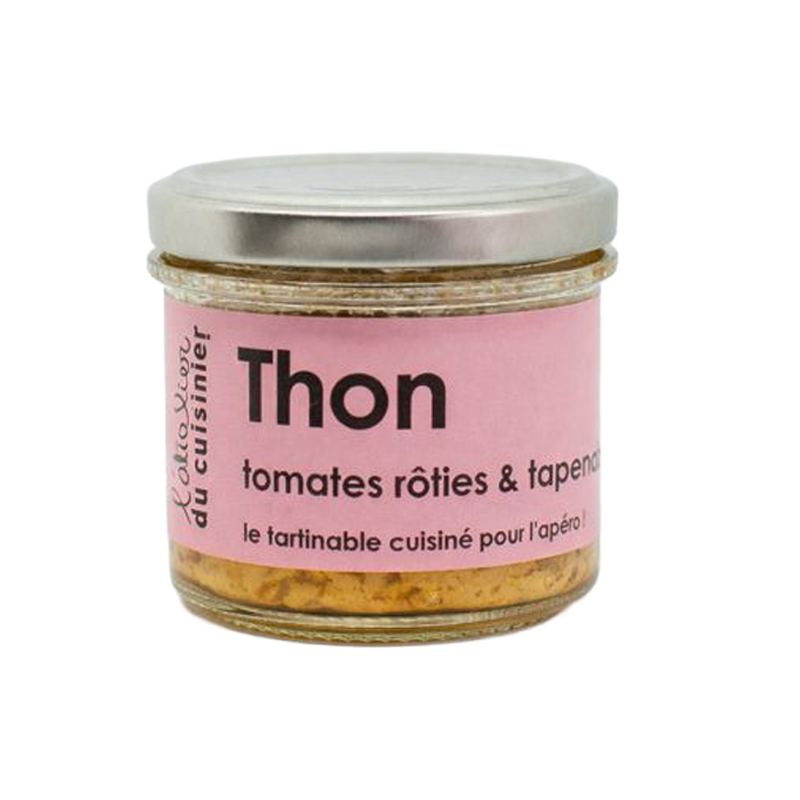 Tartinable de thon, tomates rôties & tapenade 90g