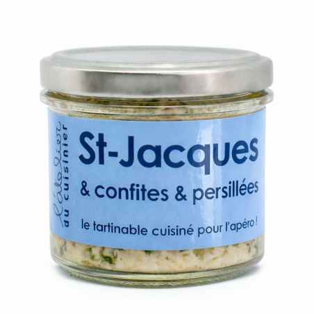 Tartinable de St-Jacques confites & persillées 90g